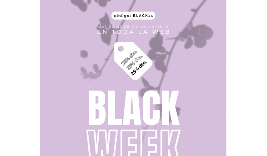 Black Week! Last days of the only discount of the year.